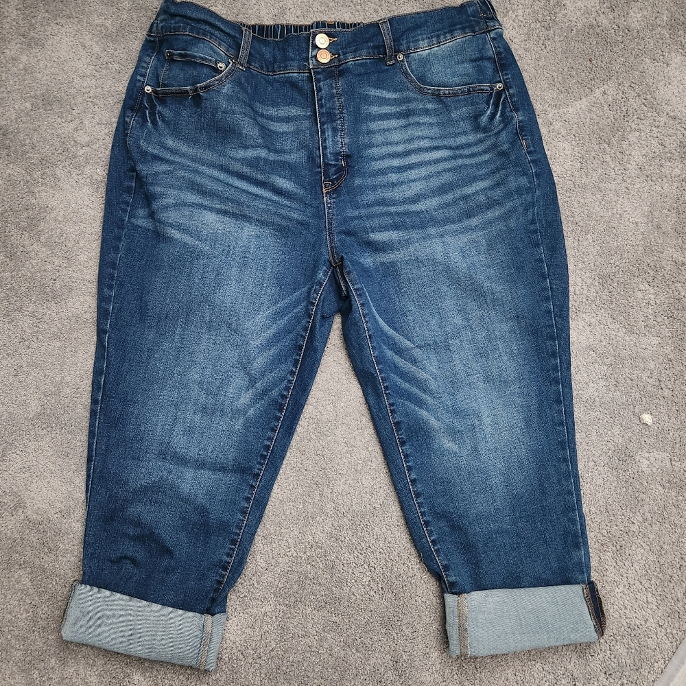 Terra and sky 1x capri jeans